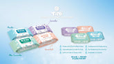 TiNi Baby Wipes Travel Pack 24 Pulls