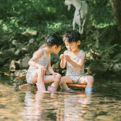 Ann & Dan 3-PC Baby Underwear Sando Shorts Set