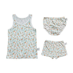 Ann & Dan 3-PC Baby Underwear Sando Shorts Set