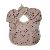 Nathan & Emma Ruffled Sleeves Baby Bib