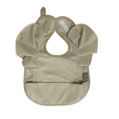 Nathan & Emma Ruffled Sleeves Baby Bib