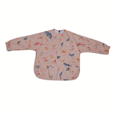 Nathan & Emma Long Sleeve Baby Bib with Wide Food Catcher