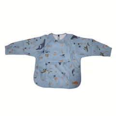 Nathan & Emma Long Sleeve Baby Bib with Small Food Catcher