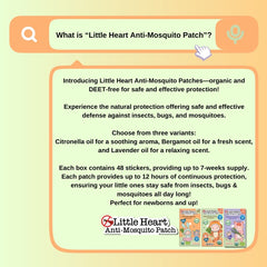 Little Heart Mosquito Repellent Patches 48s