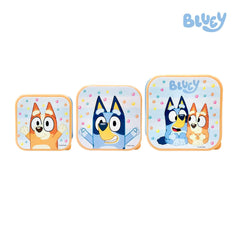 Totsafe Bluey & Bingo 3D Buddy 3-Piece Snack Box Set