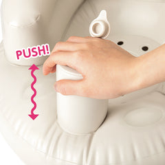 Richell Inflatable Reclining Soft Baby Chair Beige