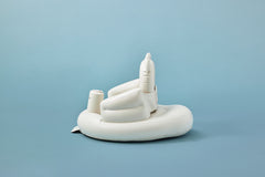Richell Inflatable Reclining Soft Baby Chair Beige