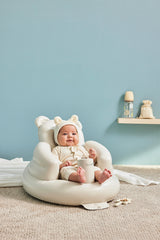 Richell Inflatable Reclining Soft Baby Chair Beige