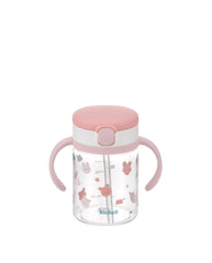 Richell AQ Clear Straw Bottle Mug 200ml 7m+