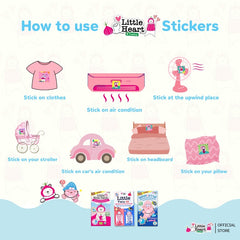 Little Heart Little Nose All in One Onion Sticker for Daytime