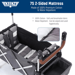 Keenz 7S Stroller Wagon Dual Sided Mattress | The Nest Attachment Parenting Hub