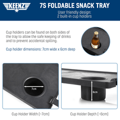 Keenz 7S Stroller Wagon Portable Snack Tray | The Nest Attachment Parenting Hub