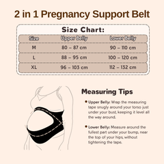 Lunabebe Premium 2in1 Pregnancy Belt