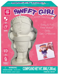 ArtKids Paint Your Own Plaster Sweet Girl Painting Art Set