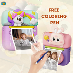 Pix & Play Kids HD Digital Flip Screen and Instant Printing Camera
