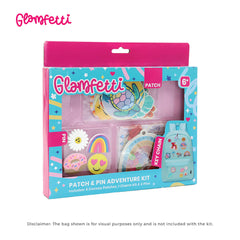 Glamfetti Patch & Pin Adventure Kit GL0125