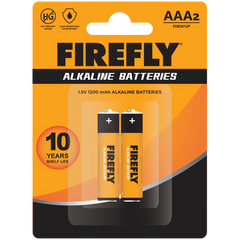 Firefly Alkaline Batteries AAA 2s