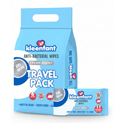 Kleenfant Wipes Travel Pack of 6