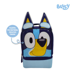 Totsafe Bluey 3D Lunch Bag with Dual Compartments BL0071