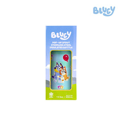 Totsafe Bluey Pop-Up Spout Stainless Steel Insulated Bottles (400ML)