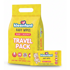 Kleenfant Wipes Travel Pack of 6