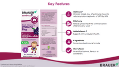 Brauer Sambucus Immune Plus Kids 100ml 2y+