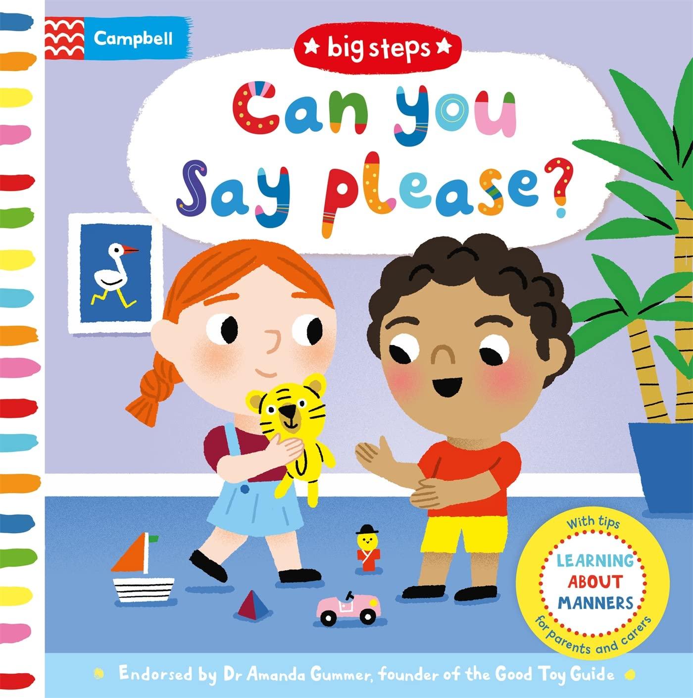 Campbell Big Steps Interactive Board Book: Can You Say Please? | The Nest Attachment Parenting Hub