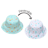 FlapJackKids UPF50 Reversible Sun Hat- Fish / Jellyfish | The Nest Attachment Parenting Hub