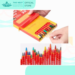 Flower Monaco Fancy Colored Pencils (24 Colors)