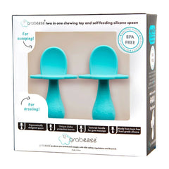 Grabease Double Silicone Teether Spoon (Set of 2)