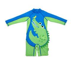 Zoocchini UPF50 Swimsuit (Baby/Toddler) - Aidan the Alligator