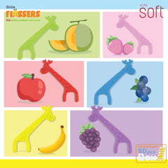 Smile Soft Flossers Kid Dental Floss 2y+