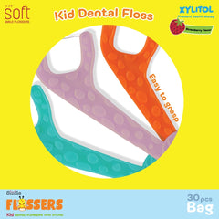 Smile Soft Flossers Kid Dental Floss 2y+