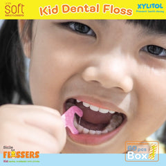 Smile Soft Flossers Kid Dental Floss 2y+