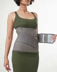 Carry-On Baby Postpartum Tummy Control Belly Wrap Gray