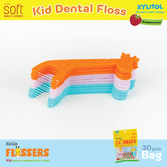 Smile Soft Flossers Kid Dental Floss 2y+