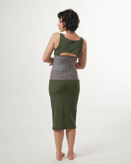 Carry-On Baby Postpartum Tummy Control Belly Wrap Gray