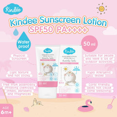 Kindee Sunscreen Lotion SPF50+ PA++++ 50ml (6m+) | The Nest Attachment Parenting Hub