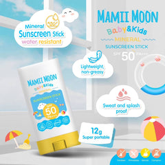 Mamii Moon Baby & Kids Mineral Sunscreen Stick SPF50 PA+++