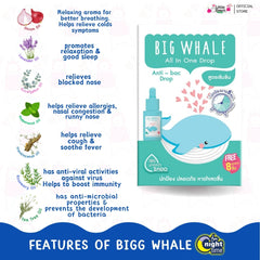 Little Heart Big Whale All in One Onion Oil for Night Time 10ml 0m+