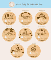 Hello World Baby Birth Details Disc
