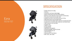 Jovikids Ezra Stroller 0m+