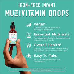 MaryRuth's Infant Multivitamin Drops, Vanilla Orange 60ml (6-12mo)