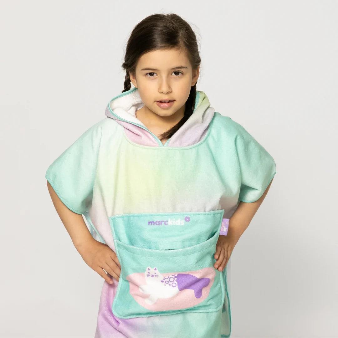 Marcus & Marcus PocketPack Kid Beach Hooded Towel | The Nest Attachment Parenting Hub
