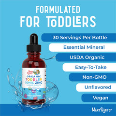 MaryRuth's Toddler Ionic Zinc Drops Berry 60ml