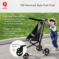 QPlay T28 Hammock Style Push Chair 5y+