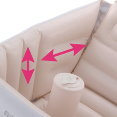 Richell Inflatable Soft Baby Bath Step Up