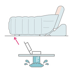 Richell Inflatable Soft Baby Bath Step Up