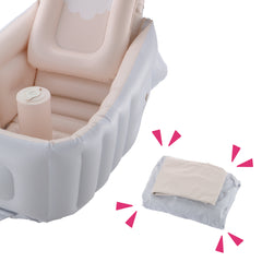 Richell Inflatable Soft Baby Bath Step Up
