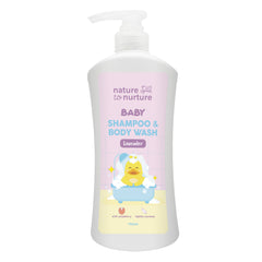 Nature to Nurture Baby Shampoo & Body Wash 750ml